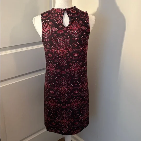 🥭 (4 for $15) MUDD Black and Pink Floral Dress - Picture 2 of 6